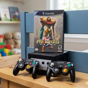 Original Black Label Case with "Only For" brandingAuthentic Metroid Prime Game